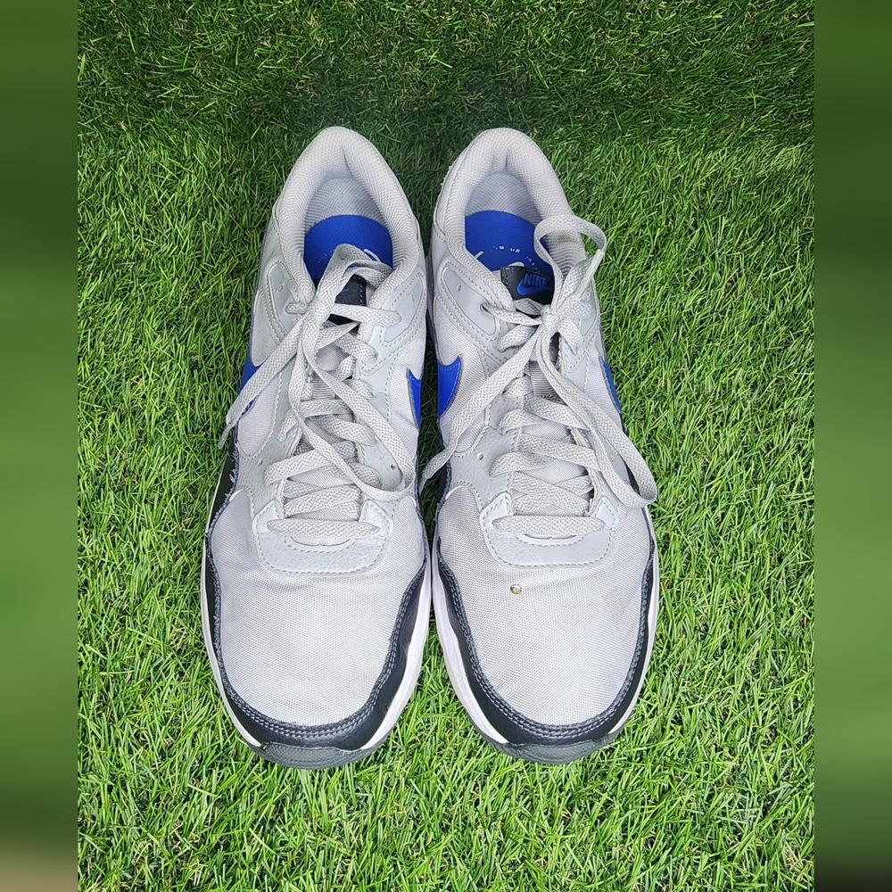 Men's Gray and Blue Athletic Shoes